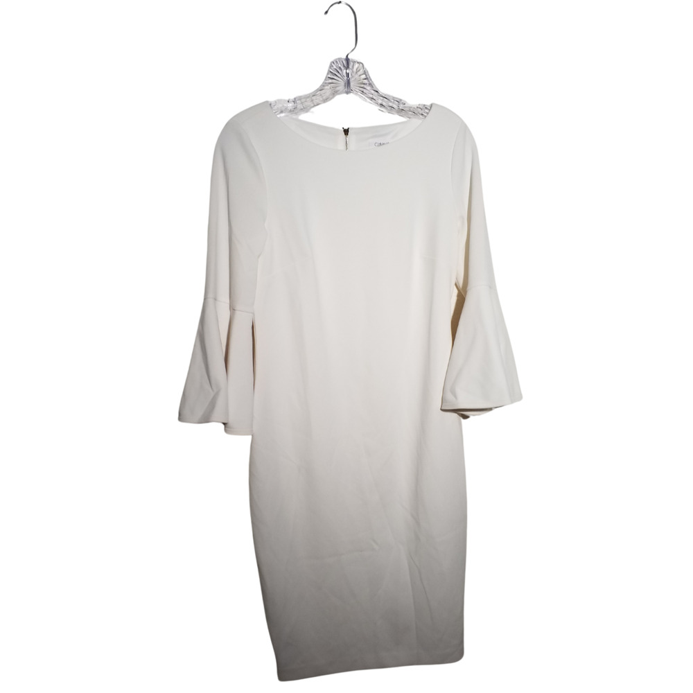Calvin Klein Cream Midi Dress